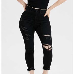 NWT AMERICAN EAGLE BLACK JEANS